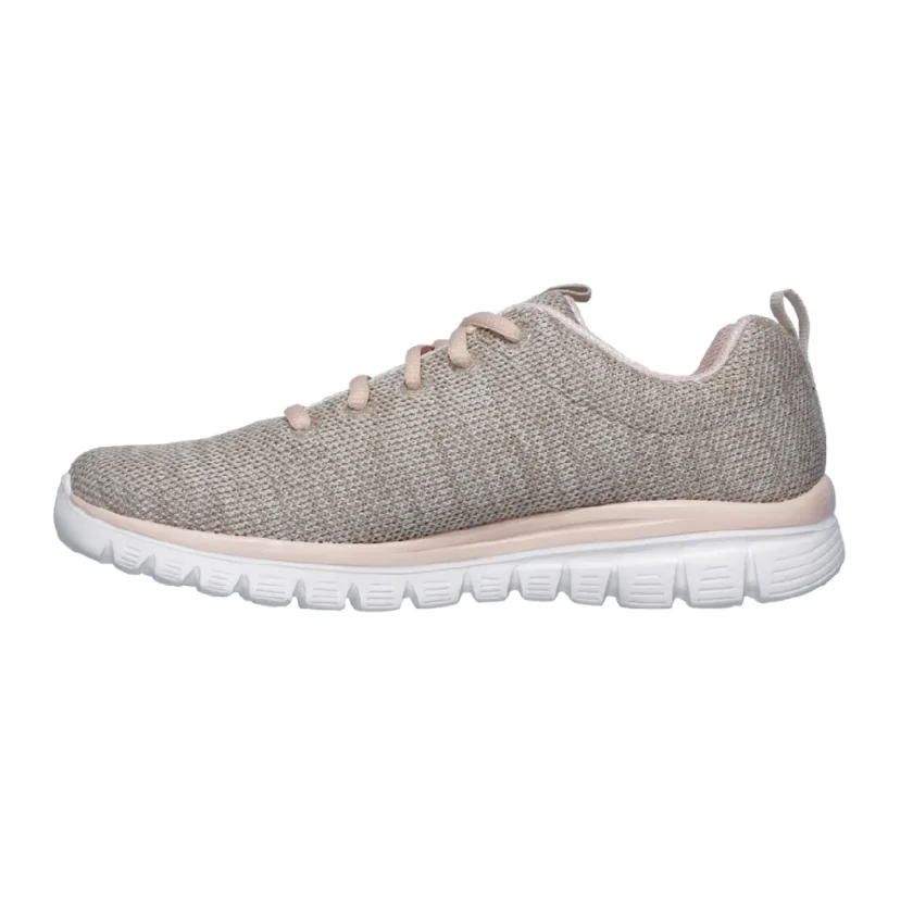 Pantofi sport SKECHERS  12614-NTCL Natural/Coral - Image 3
