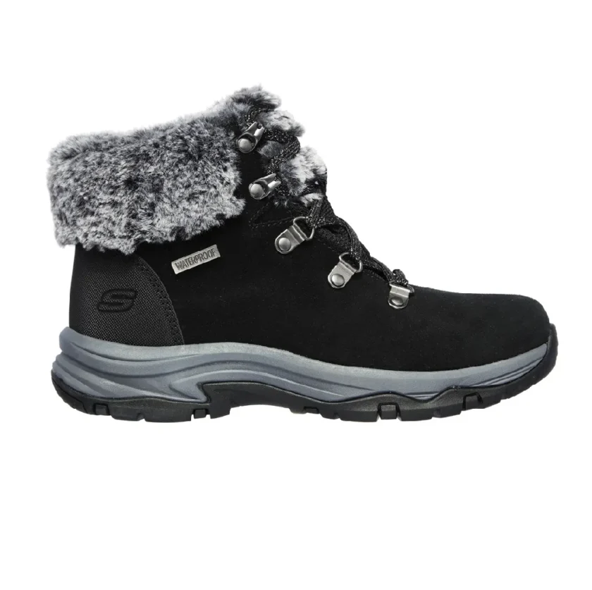 Ghete dama SKECHERS Trego piele 167178 blk - Image 2