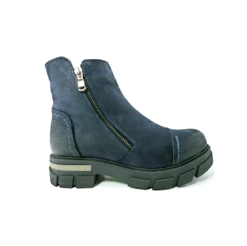 Ghete dama Catali piele nabuk 192817 bleumarin