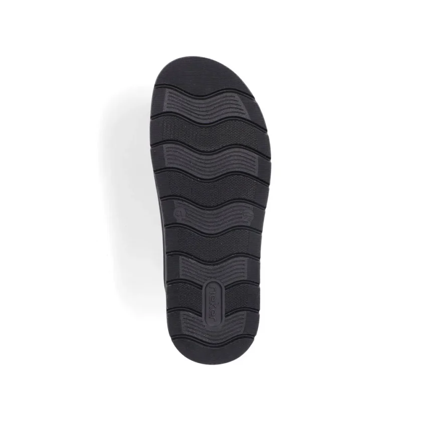 Papuci barbati Rieker piele naturala 24290-00 negru - Image 3