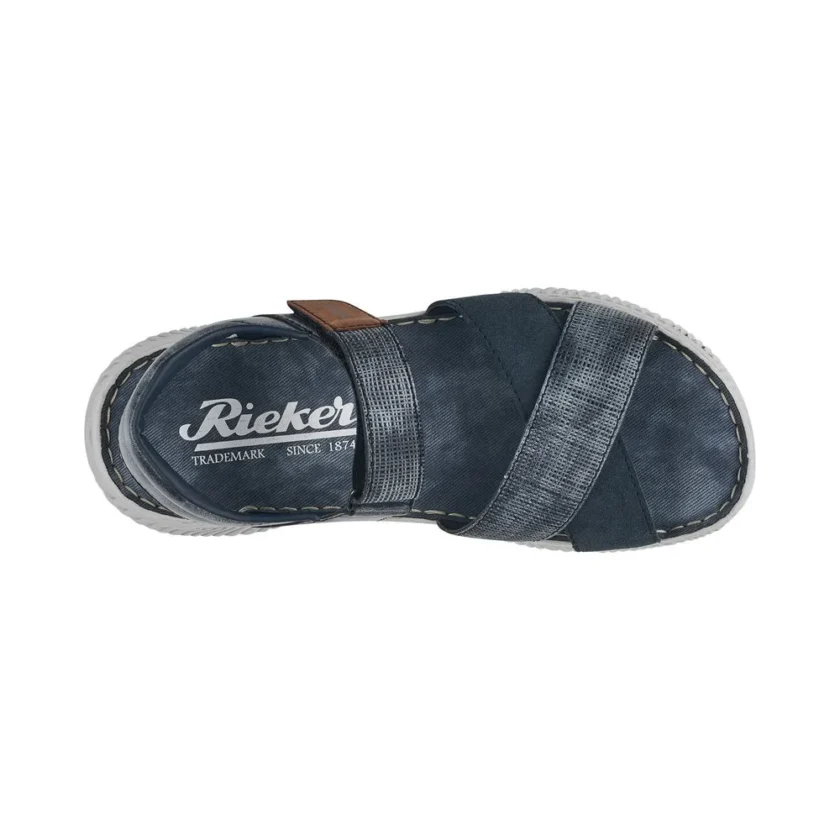 Sandale barbati RIEKER piele 28160-14 - Image 4
