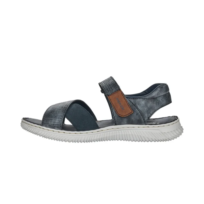 Sandale barbati RIEKER piele 28160-14 - Image 3