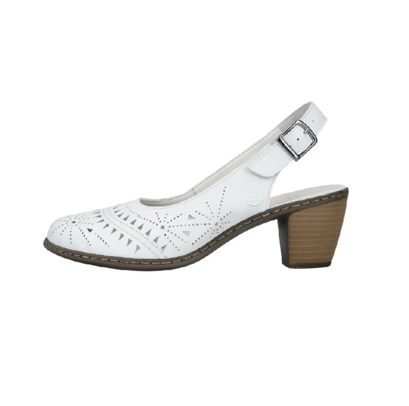 Pantofi -sanda RIEKER piele 40983-80 - Image 4