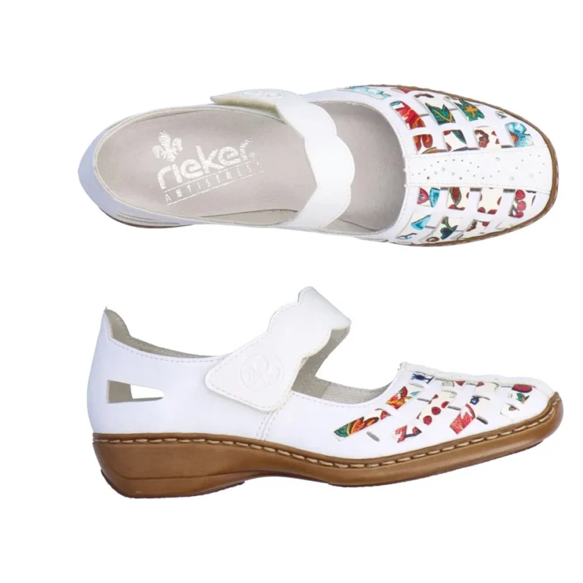 Pantofi dama casual RIEKER piele 41369-80 - Image 4