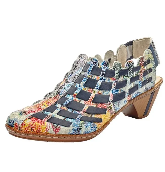 Pantofi dama RIEKER piele naturala 46778-91