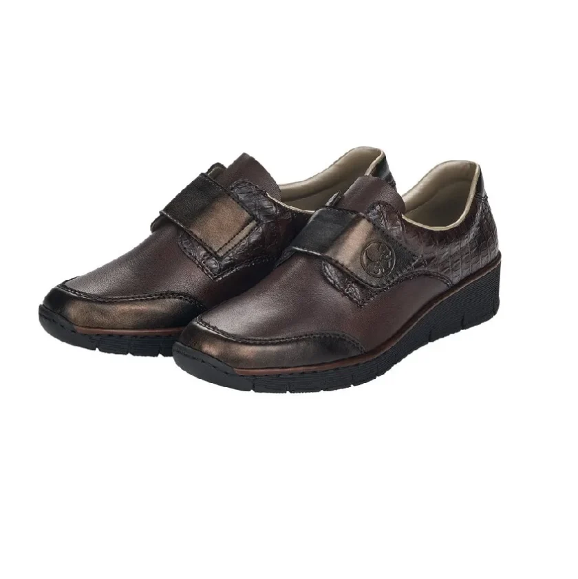 Pantofi dama RIEKER  piele naturala 53750-25 - Image 3
