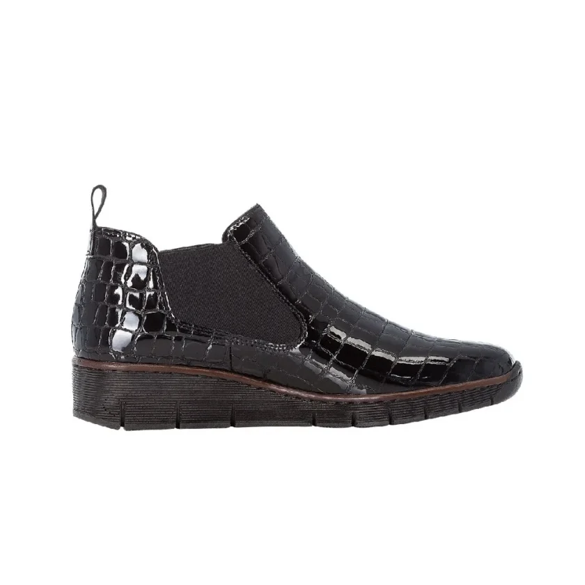 Botine dama RIEKER  piele naturala 53794-01 - Image 2