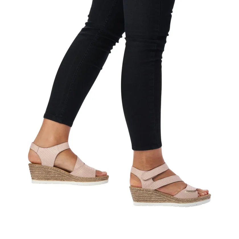 Sandale dama RIEKER piele 61921-31 - Image 3