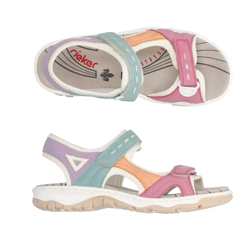 Sandale  dama  piele RIEKER 68866-92 - Image 3
