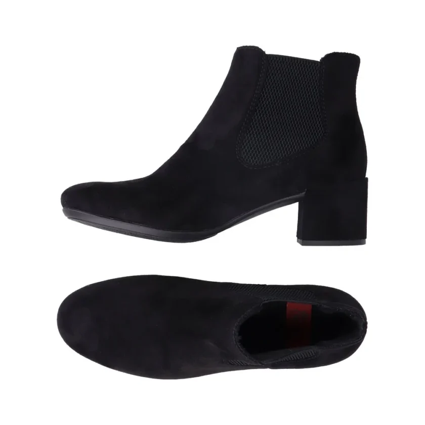 Ghete dama RIEKER bufo negru eco 70284-00 - Image 5