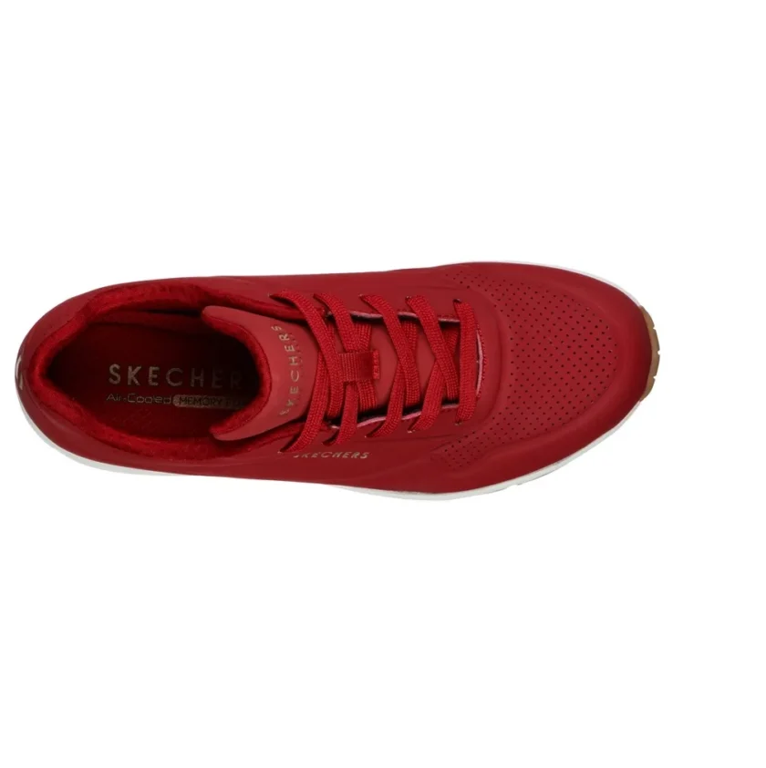 Pantofi sport SKECHERS Street Uno73690 DkRED - Image 4