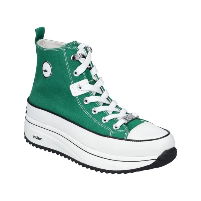 Sneaker dama  RIEKER 90010-52 verde
