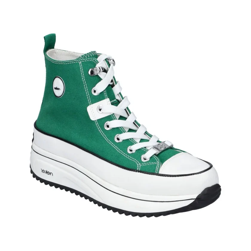 Sneaker dama  RIEKER 90010-52 verde
