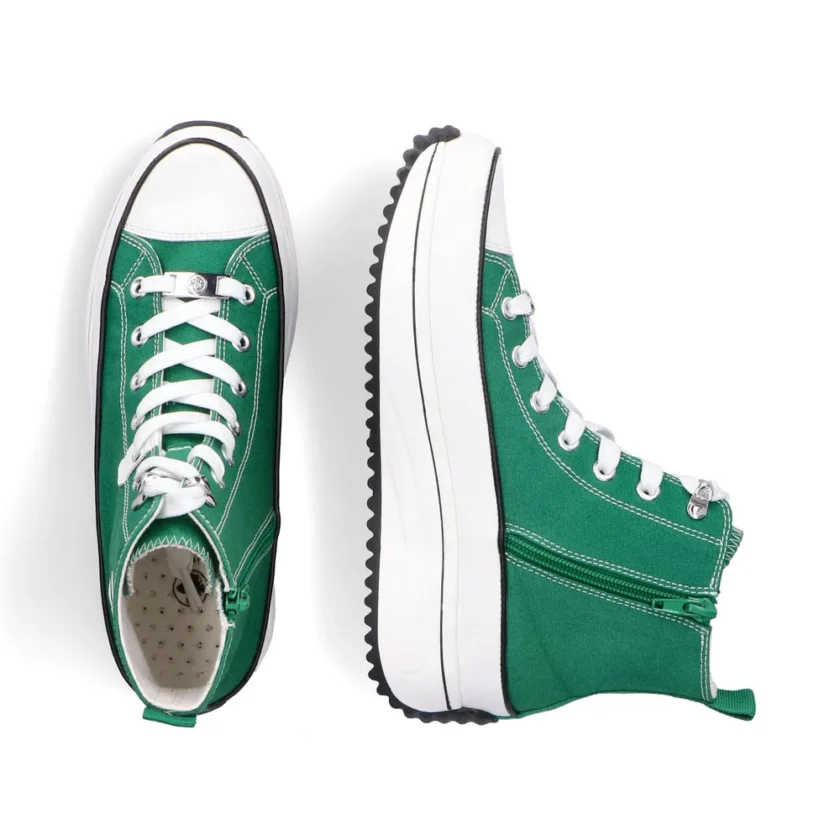 Sneaker dama  RIEKER 90010-52 verde - Image 9