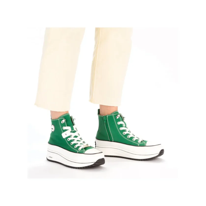 Sneaker dama  RIEKER 90010-52 verde - Image 10