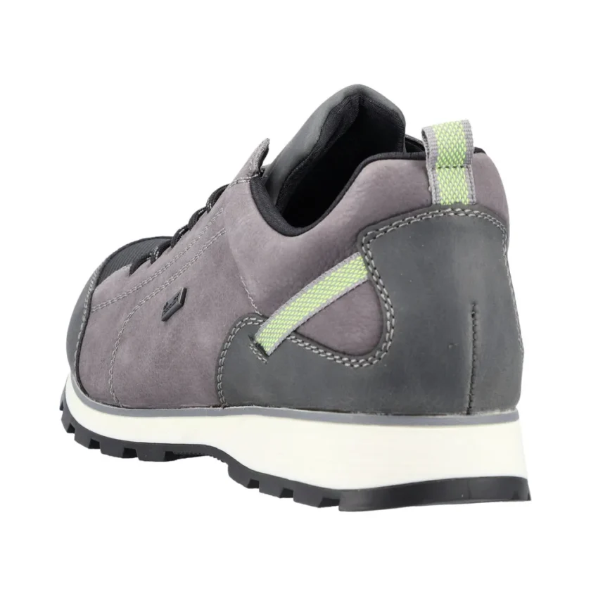Pantofi trekking barbati RIEKKER piele B5271-45 gri - Image 14