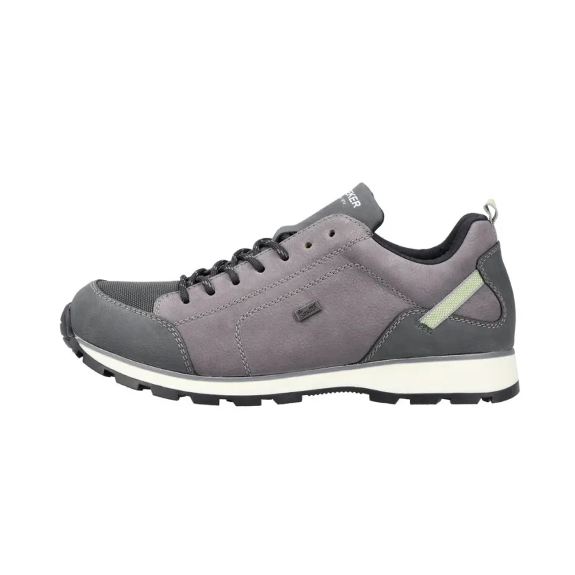 Pantofi trekking barbati RIEKKER piele B5271-45 gri - Image 12