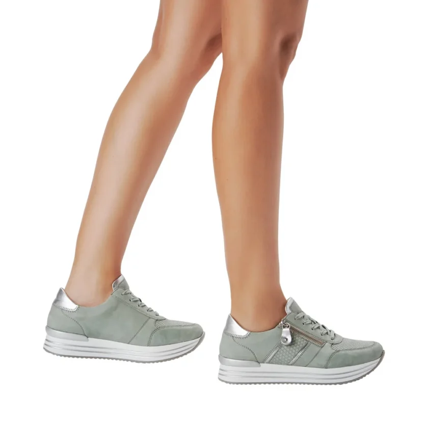Pantofi sport Remonte  piele  kaki D1310-52 - Image 8
