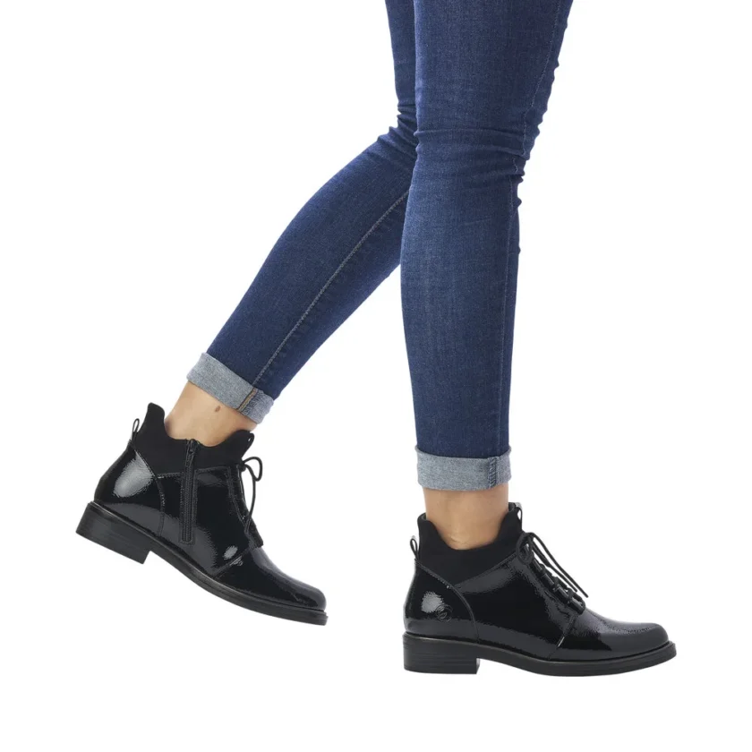Ghete dama REMONTE Rieker piele D8379-02 - Image 2
