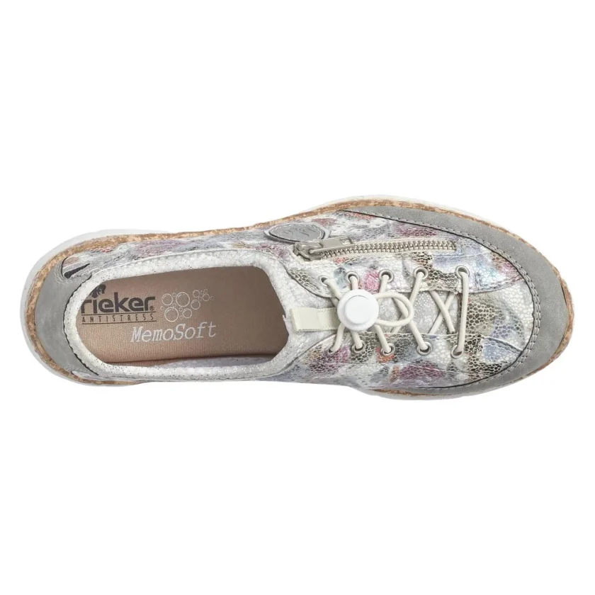 Pantofi dama RIEKER perforati N42V1-40 - Image 3