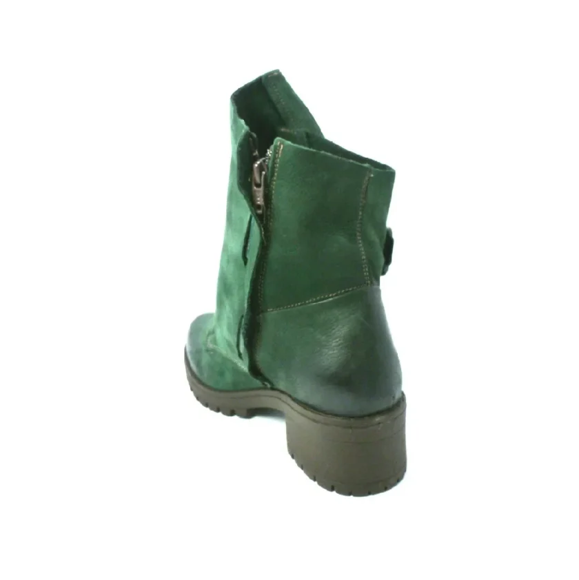 Ghete dama KIRU'S SHOES piele  192887 verde - Image 3