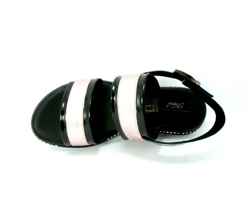 Sandale dama casual FASHION piele 9320- blk - Image 2