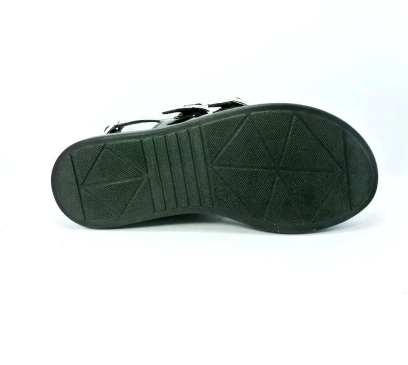 Sandale dama casual FASHION piele 4821 blk - Image 7