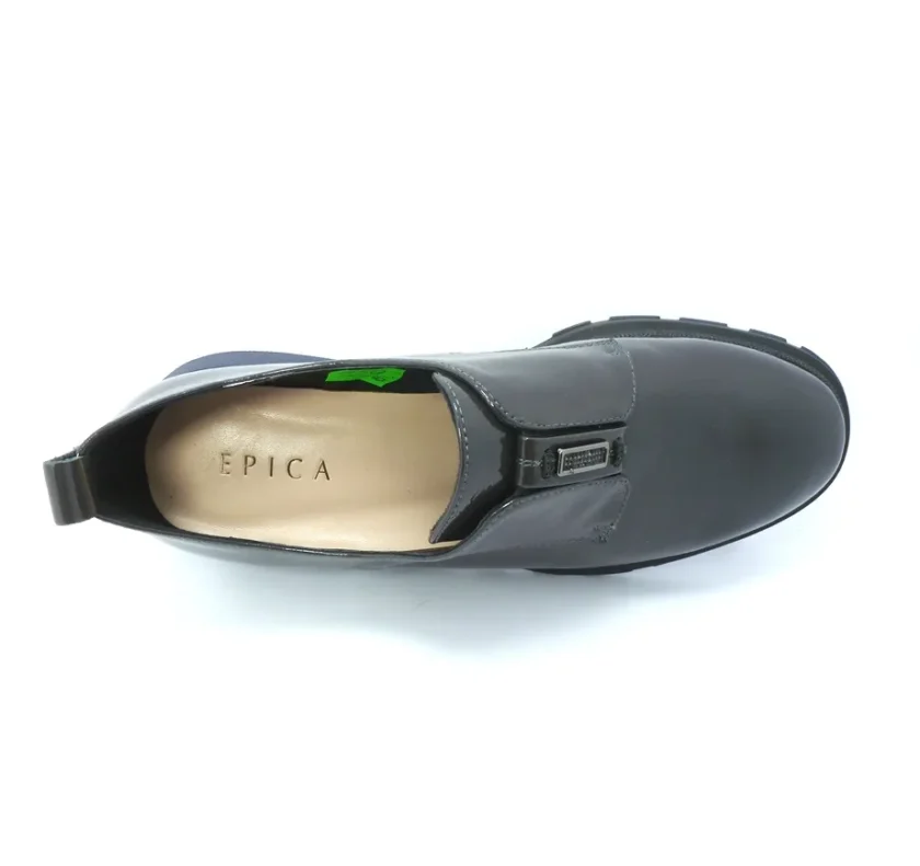 Pantofi dama casual EPICA model  00037A-51 Gri - Image 6