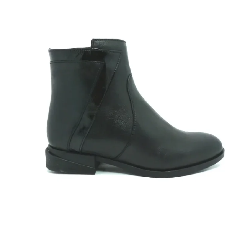 Ghete dama Kiru's CATALI piele naturala 232006 blk - Image 3