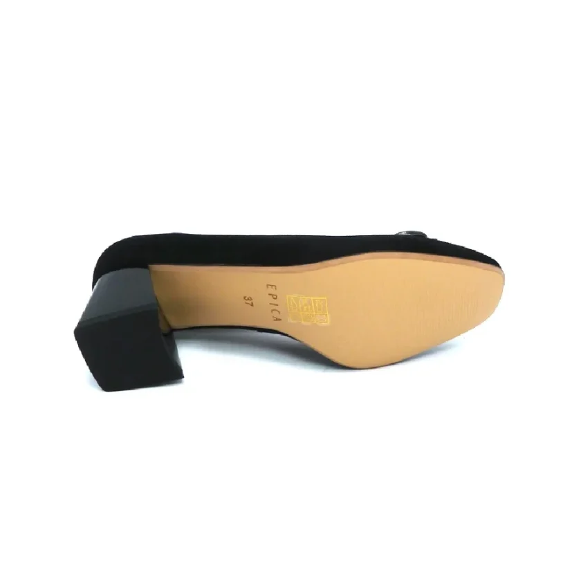 Pantofi dama  EPICA piele suede K330120-01 BLK - Image 3