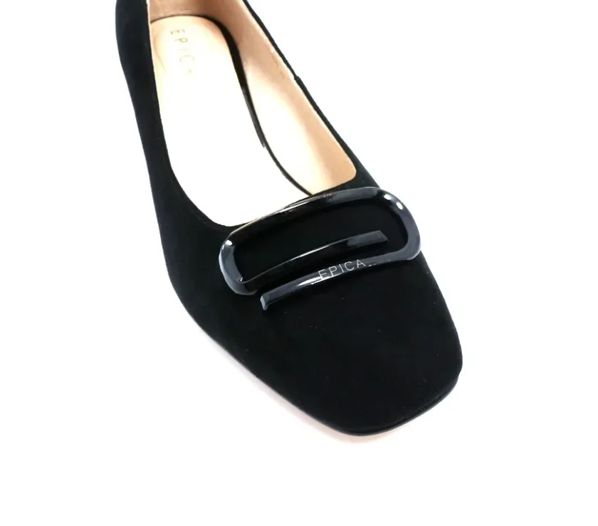 Pantofi dama  EPICA piele suede K330120-01 BLK - Image 2