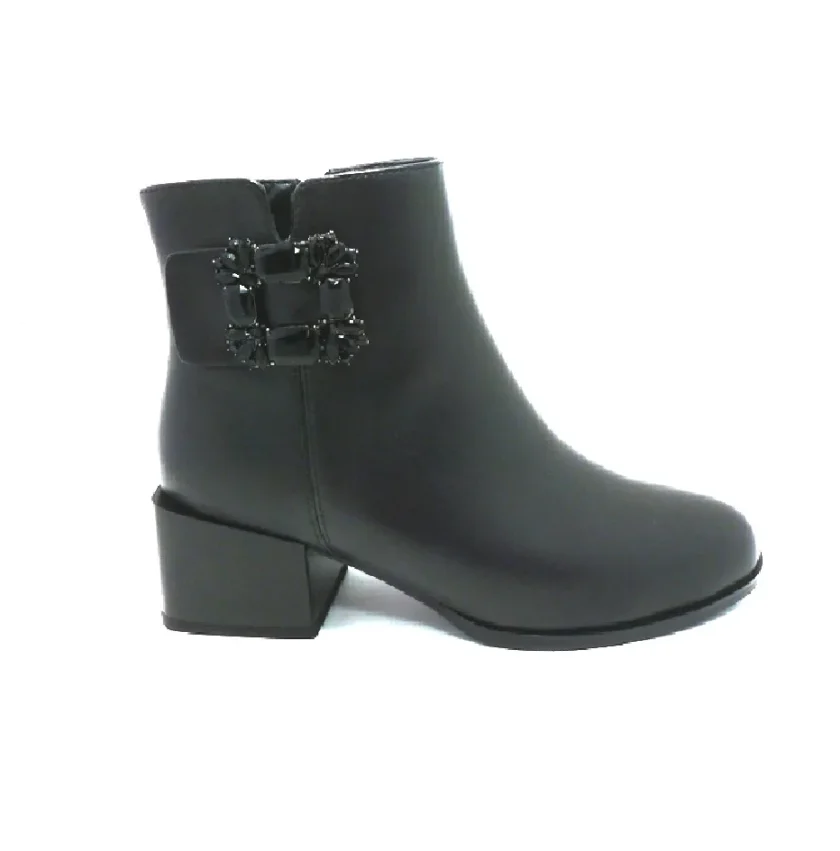 Ghete dama elegante EPICA piele K330043B-01N - Image 5
