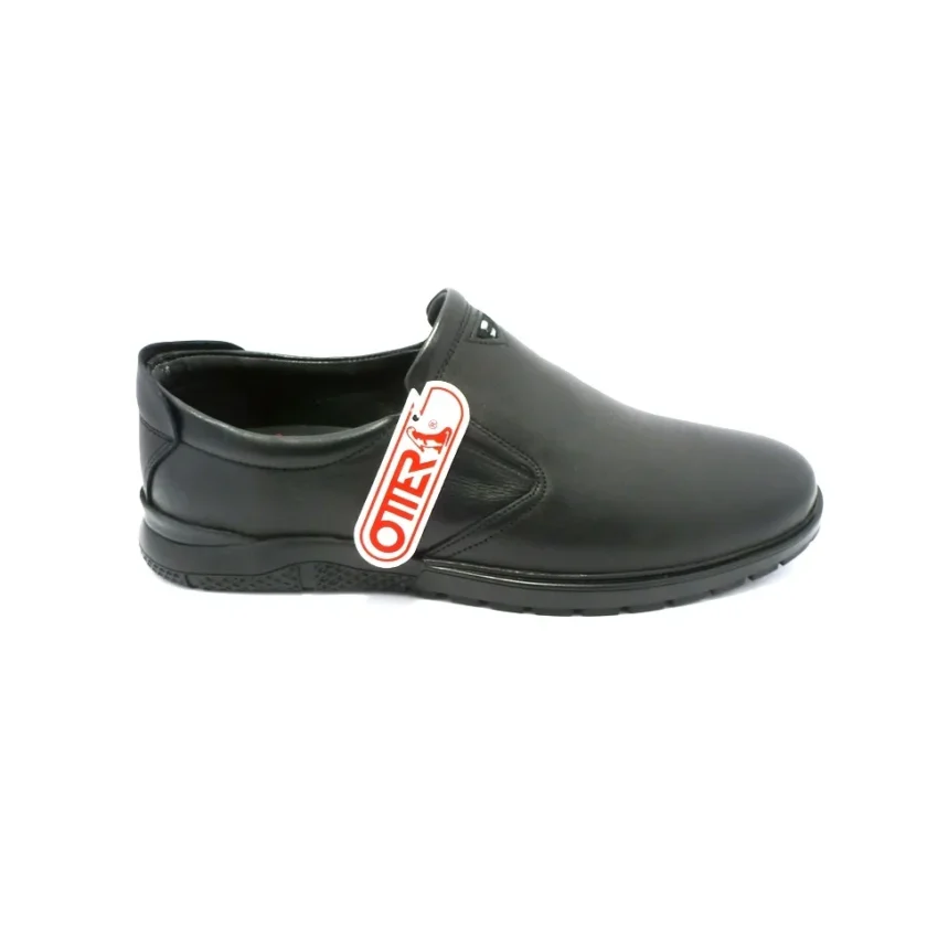 Pantofi Barbati OTTER piele neagra 556-01 - Image 2