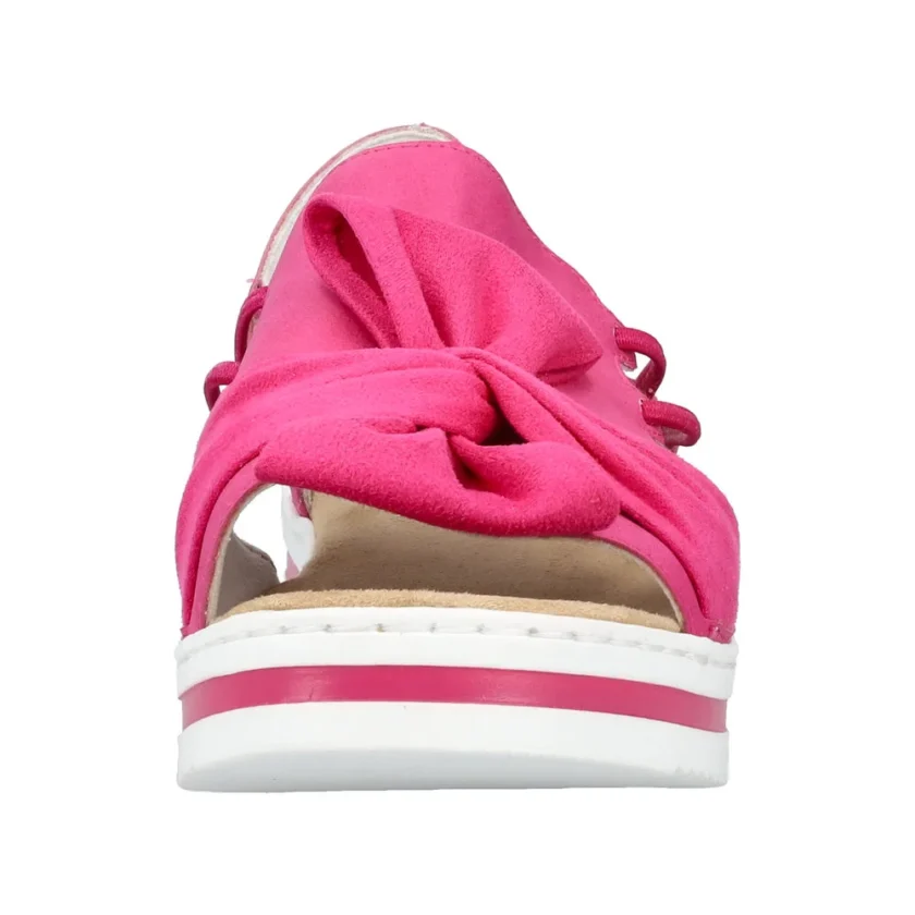 Sandale dama piele RIEKER V0256-31 fuchsia - Image 6
