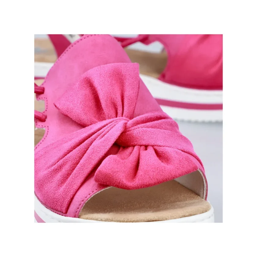 Sandale dama piele RIEKER V0256-31 fuchsia - Image 2