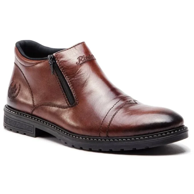 Ghete barbati RIEKER piele si blana  B5394-25
