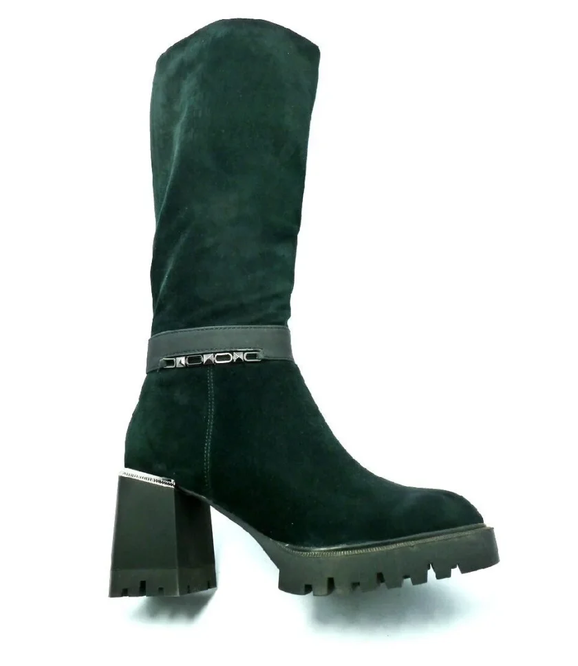 Cizme dama elegante EPICA verde M00017B-C2