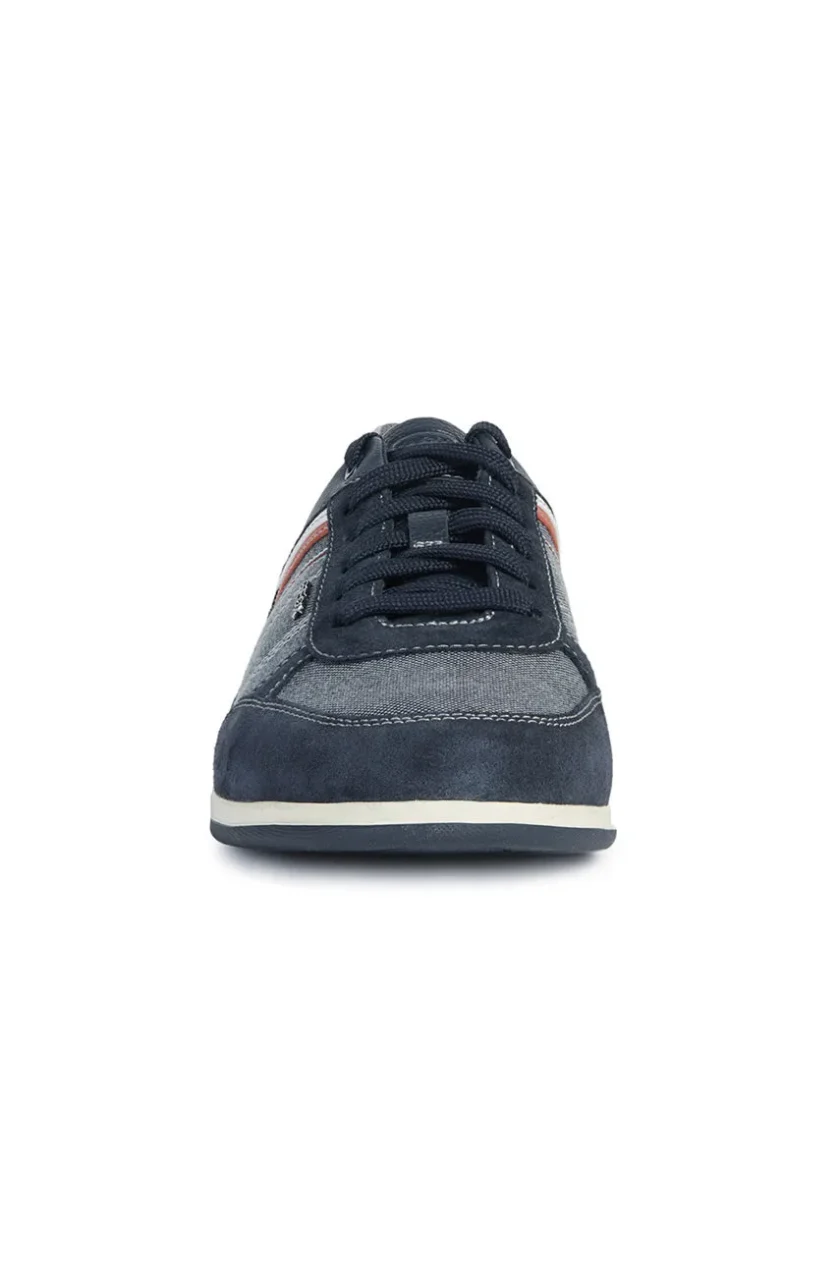 Sneakers barbati GEOX Renan piele U824GB navy - Image 4