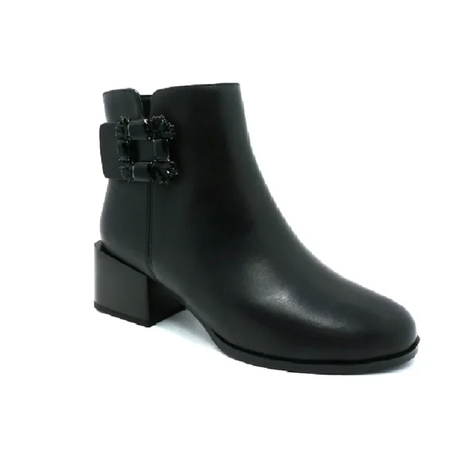 Ghete dama elegante EPICA piele K330043B-01N