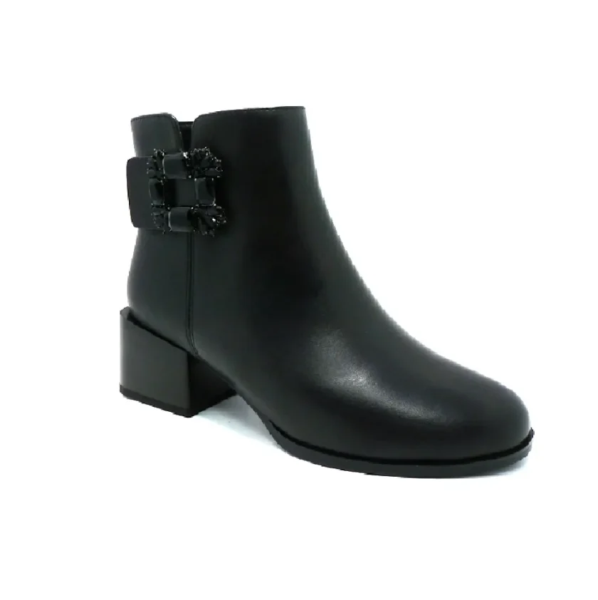 Ghete dama elegante EPICA piele K330043B-01N