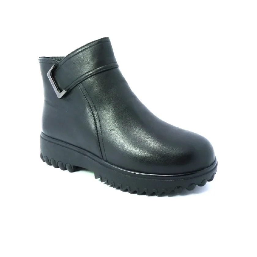 Ghete dama PASS-Otter piele-blana 30803-01
