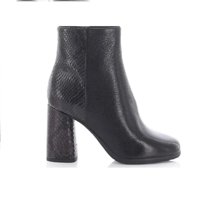 Ghete dama GEOX piele Calinda D94EGA C9999