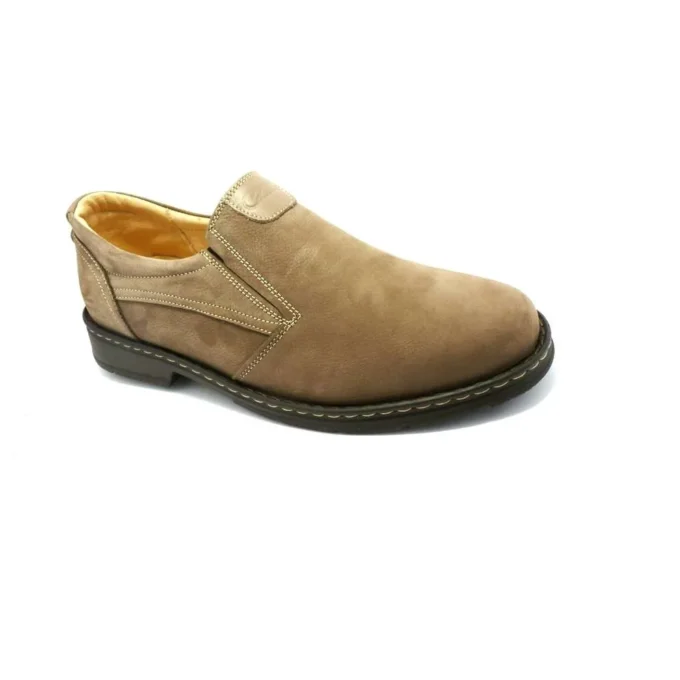 Pantofi barbati casual CATALI  piele bufo 241118 maron