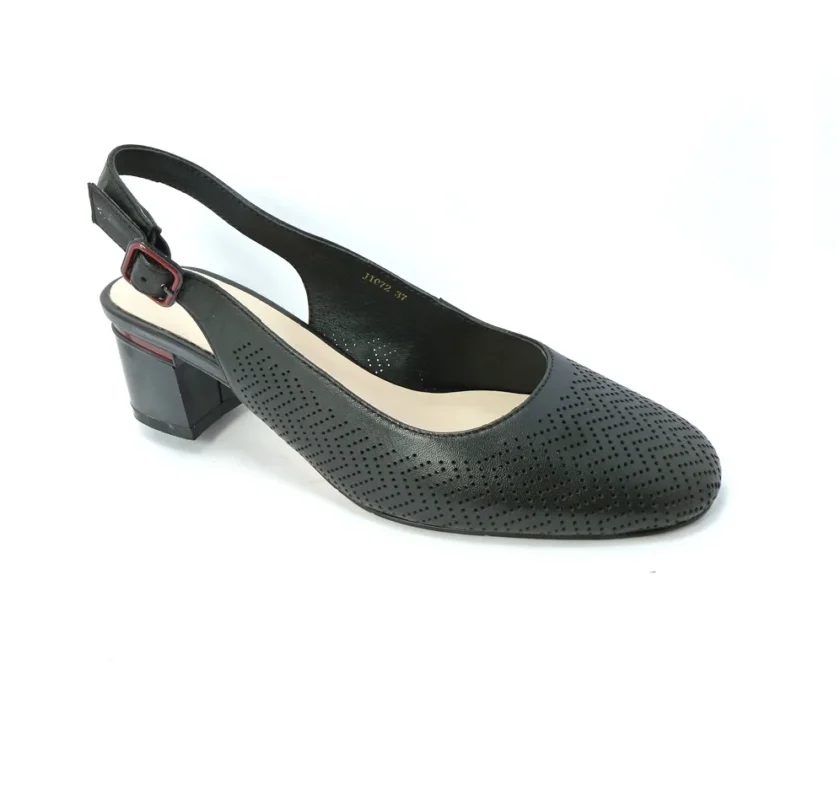 Pantofi dama perforati EPICA  piele 436-185-01