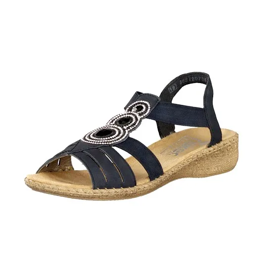 Sandale dama RIEKER piele naturala 61659-14
