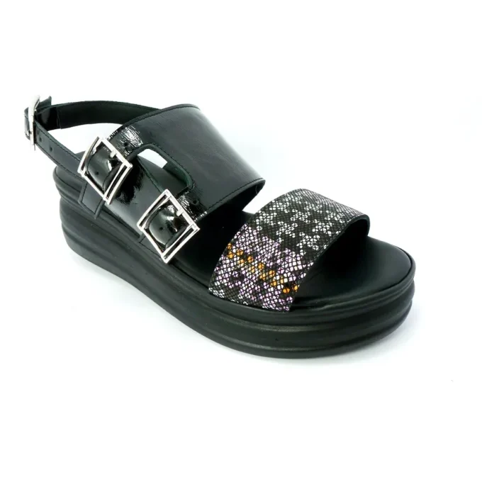 Sandale dama casual FASHION piele 4821 blk