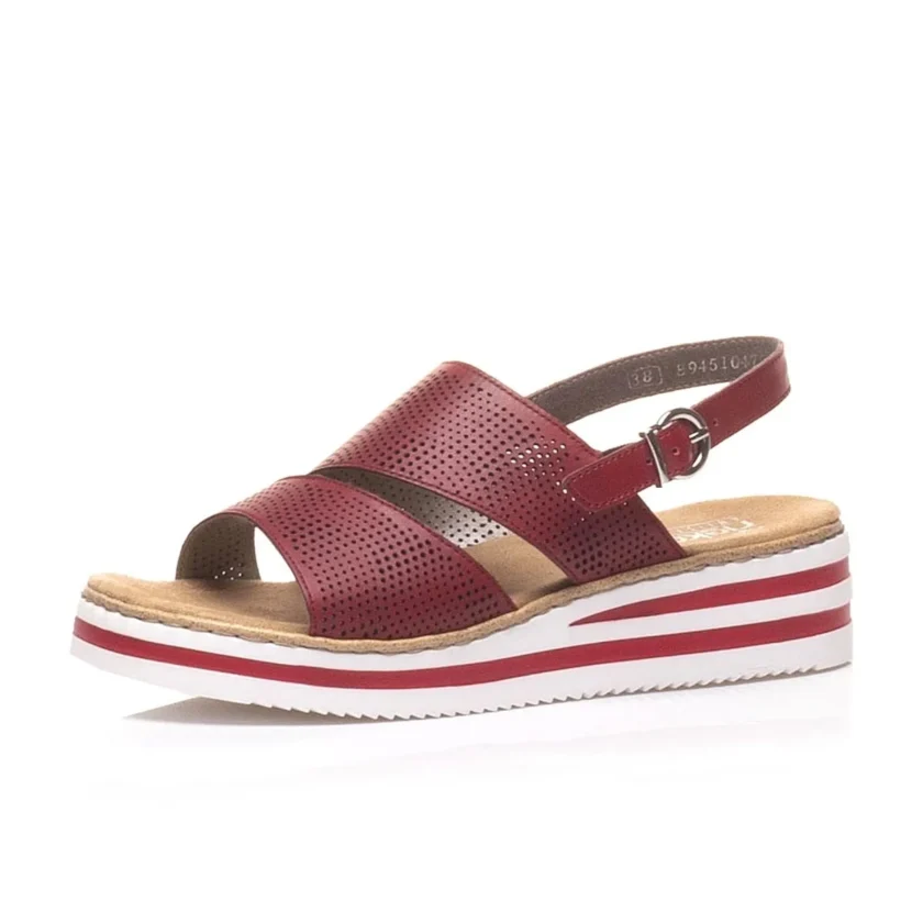 Sandale dama RIEKER piele naturala V0276-33