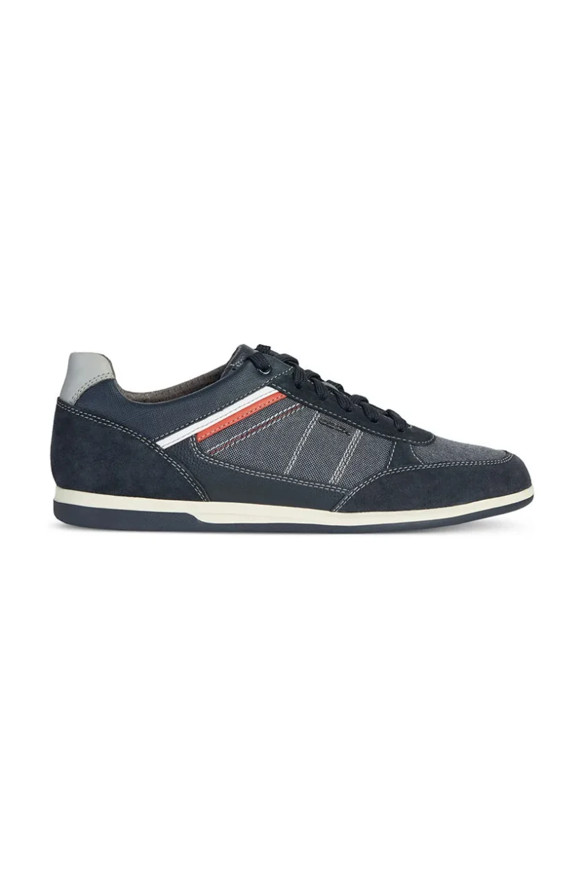 Sneakers barbati GEOX Renan piele U824GB navy - Image 2